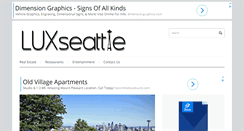 Desktop Screenshot of luxseattle.com